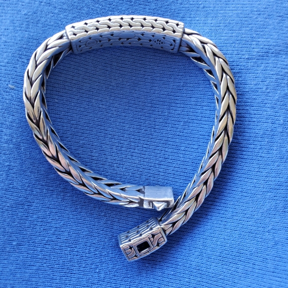 John Hardy SS & Black Sapphire Bracelet - Picture 5 of 15